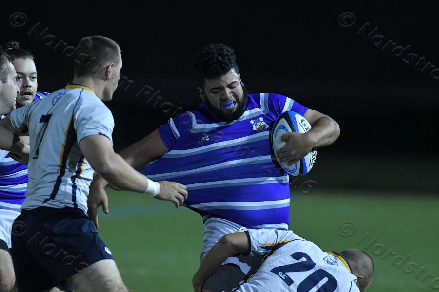 Wheaton Men\'s Rugby vs Mass Maritime.  Photo by Keith Nordstrom